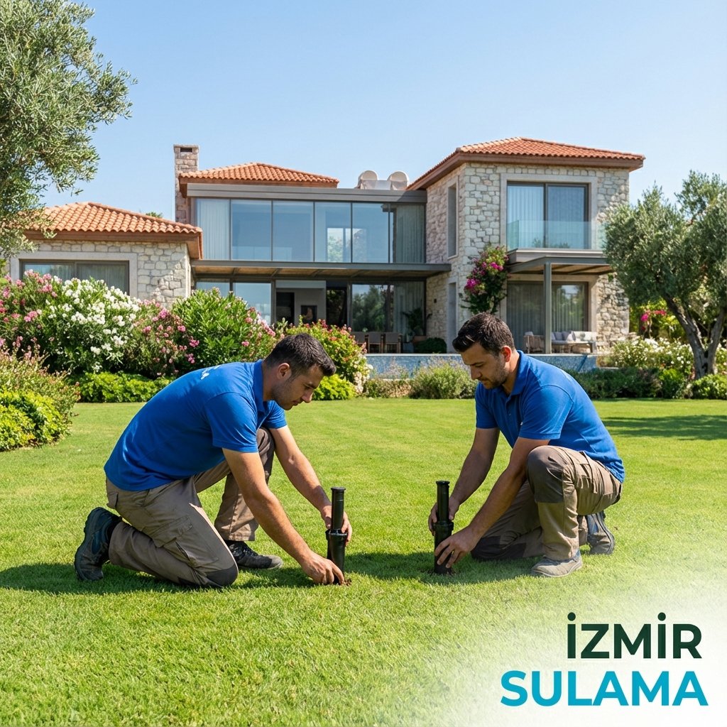 İzmir Otomatik Sulama Sistemi Kurulumu - Profesyonel pop-up sprinkler montajı